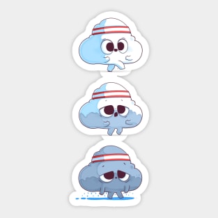 Sweaty Cloud Sticker